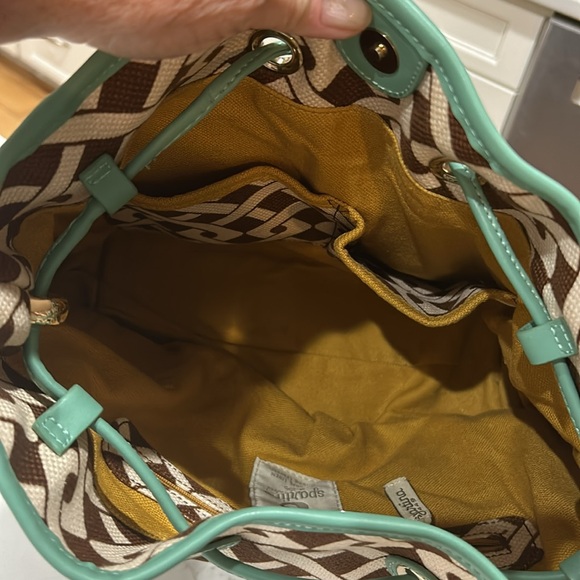 Spartina canvas and leather bag - excellent condition. - Picture 3 of 8
